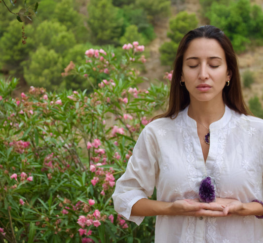 Ritual con amatista para la paz y claridad mental