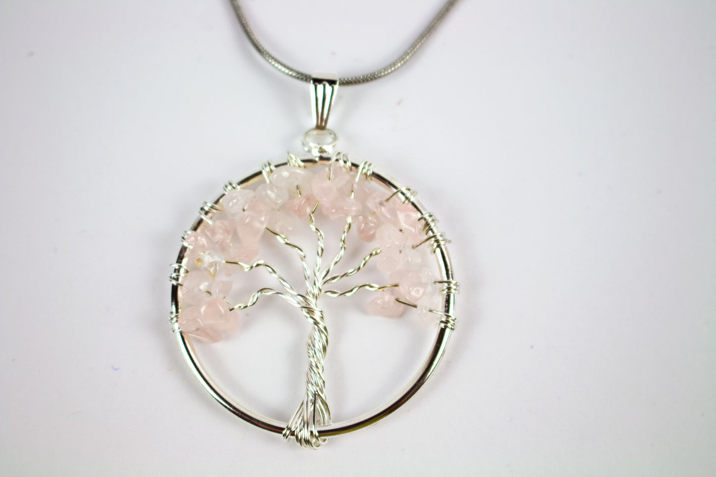 ÁRBOL DE LA VIDA CUARZO ROSA
