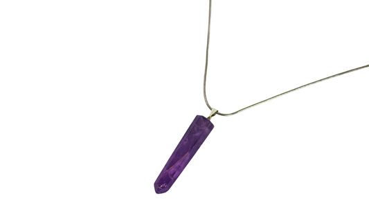 COLLAR PUNTA DE AMATISTA