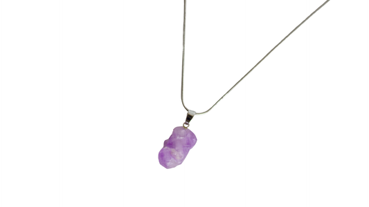 COLLAR AMATISTA EN BRUTO