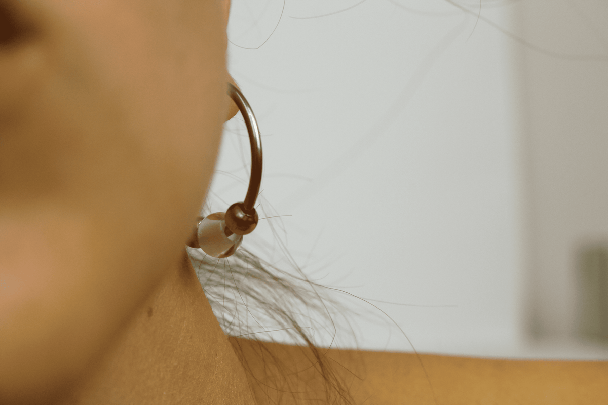 PENDIENTES ARO CUARZO CRISTAL