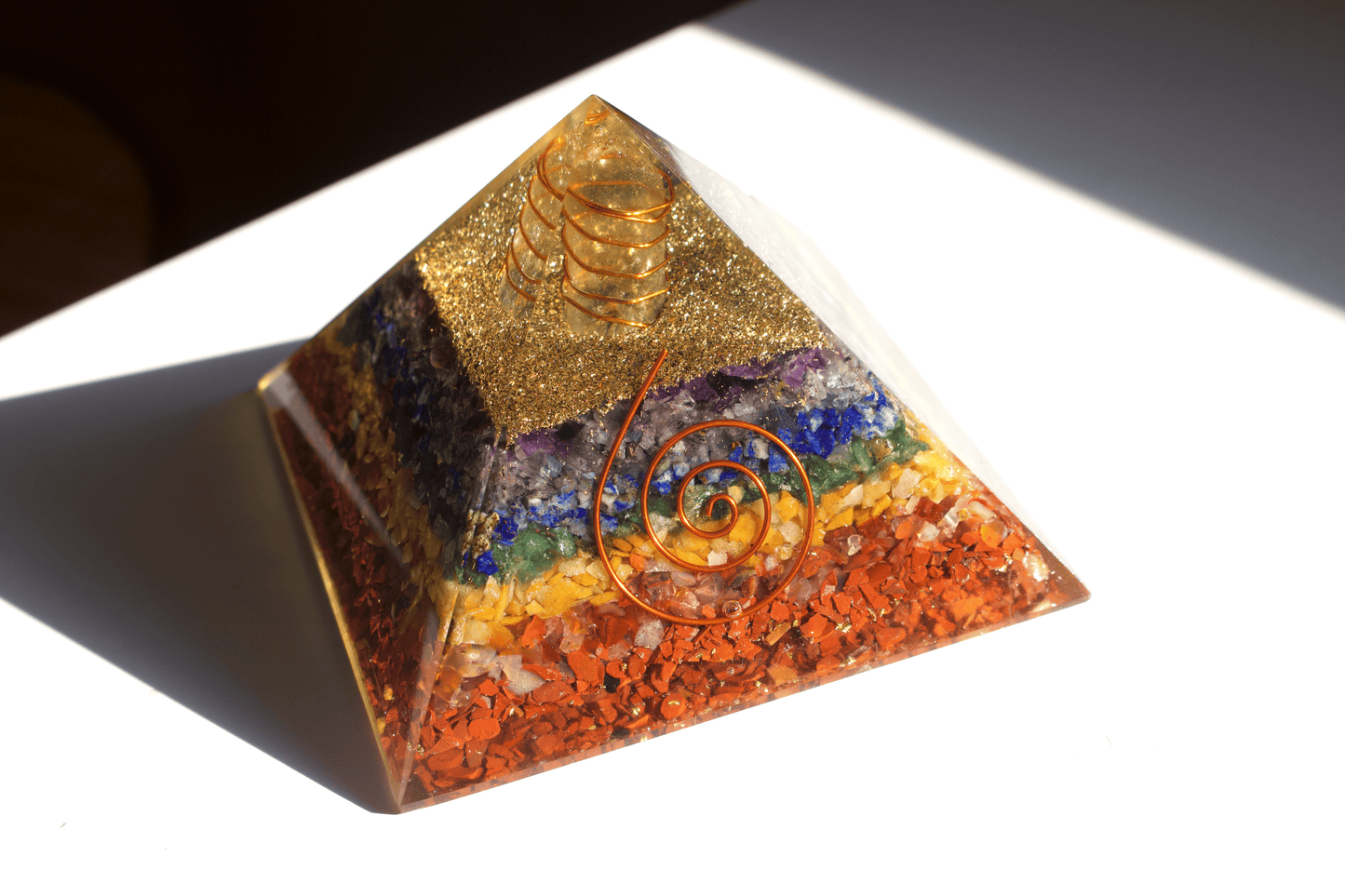 PIRÁMIDE BE 7 CHAKRAS · ORGANITA