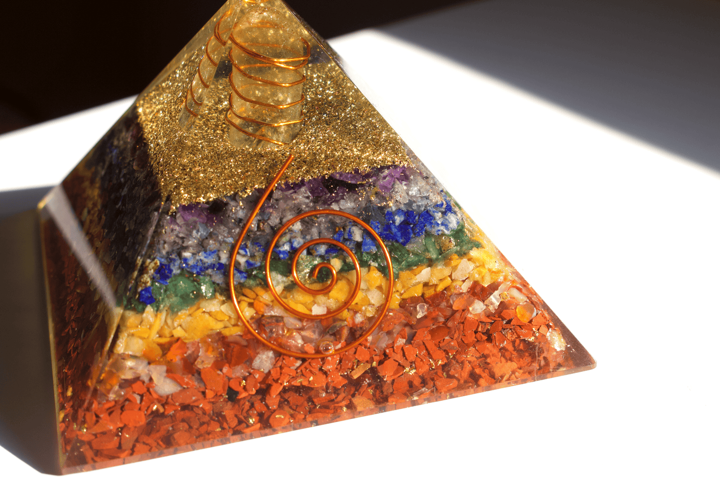 PIRÁMIDE BE 7 CHAKRAS · ORGANITA