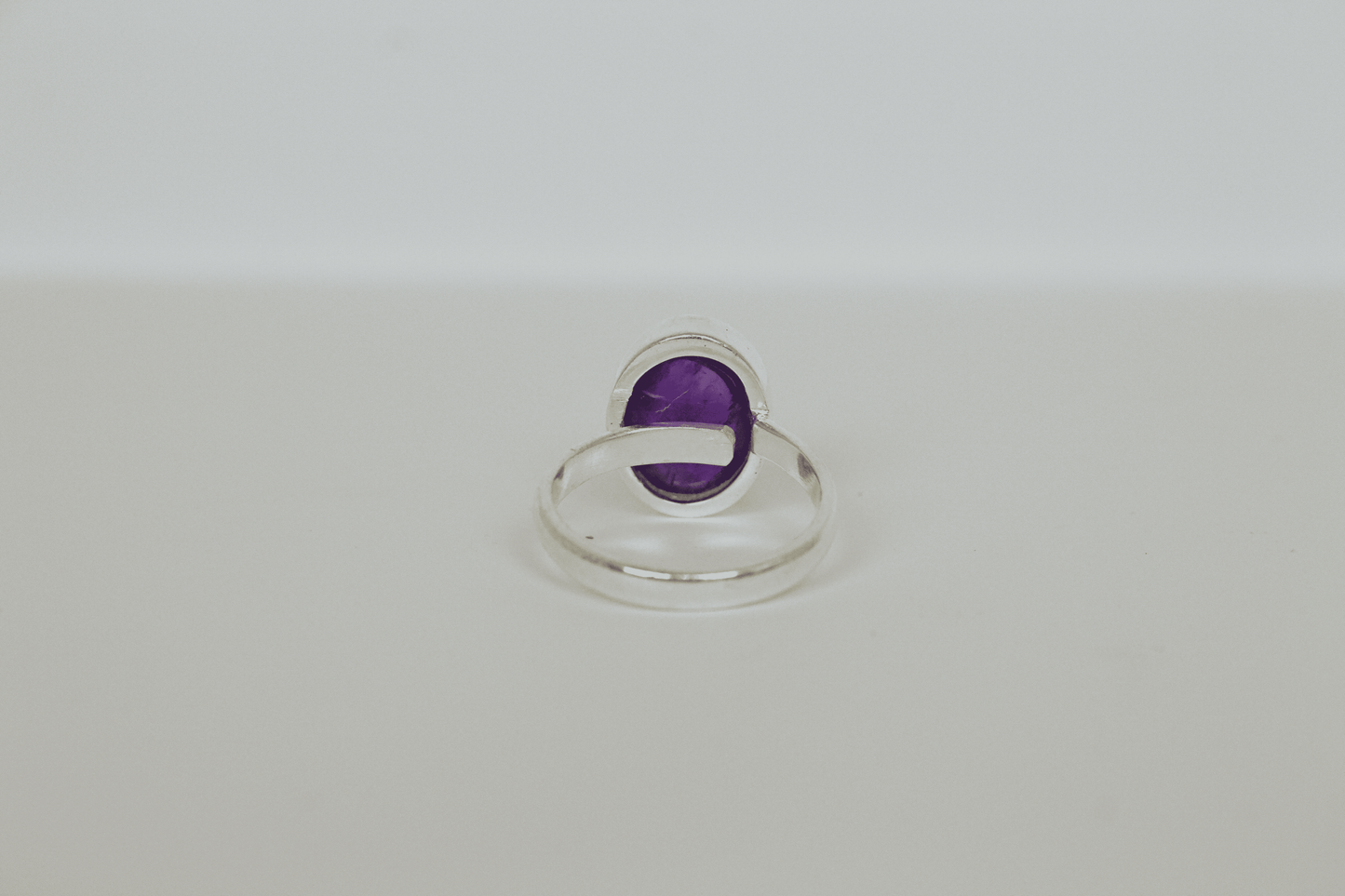 AMATISTA DE PLATA ANILLO
