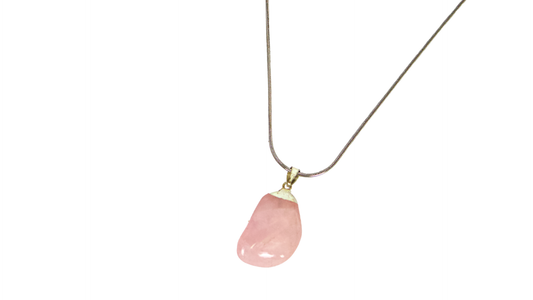 COLLAR ÚTERO SAGRADO - Cuarzo Rosa